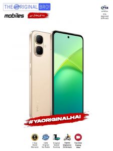 Infinix Smart 10 - 4GB RAM - 64GB Storage - PTA Approved - 12 Months Warranty - Gold - The Original Bro Mobiles - TOB52